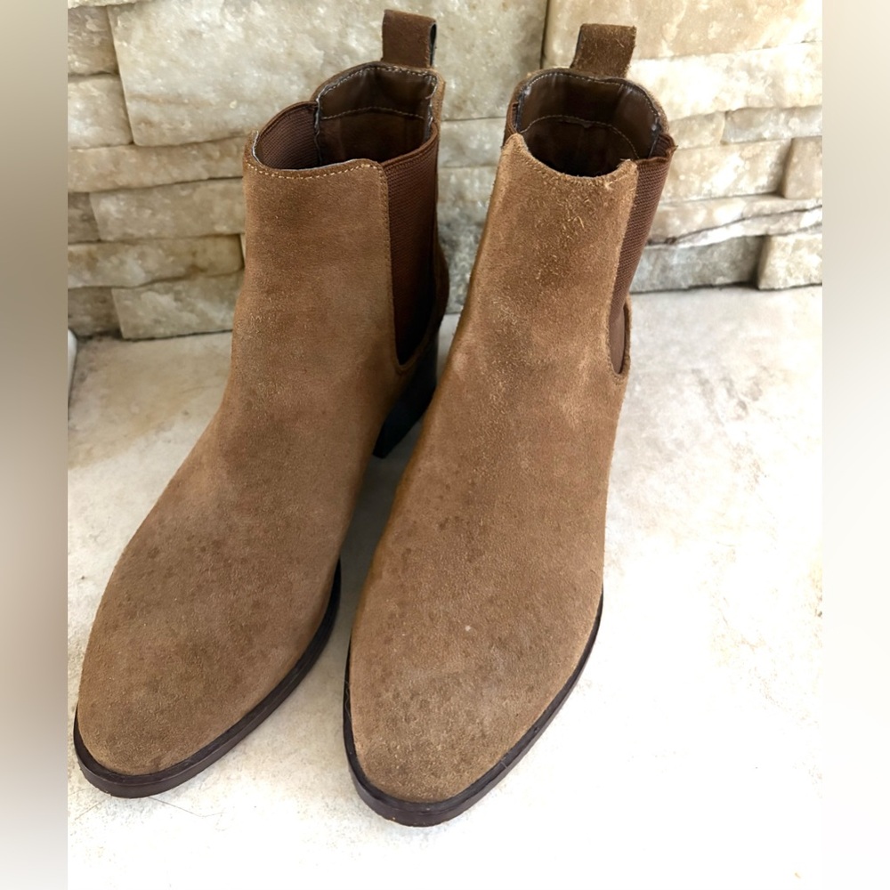 GAP Light Brown Suede Ankle Boots